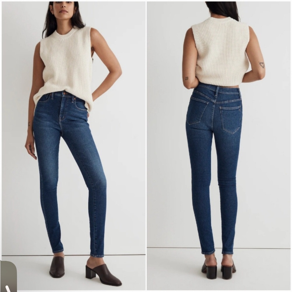 Madewell, Women's 10" High Rise Skinny Jeans in Smithley Wash, Size 27 4